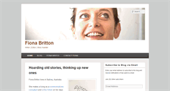 Desktop Screenshot of fionabritton.com